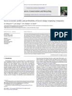 Resources, Conservation and Recycling: Socio-Economic Profile and Profitability of Faecal Sludge Emptying Companies