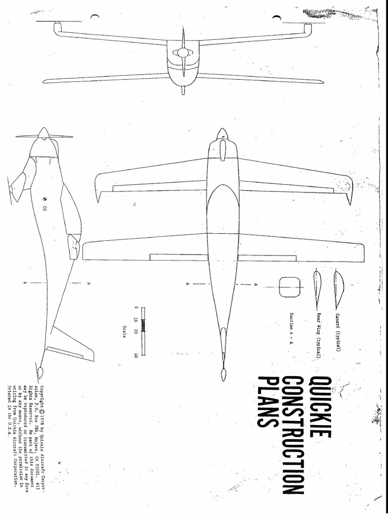 Aircraft Quickie Construction Plans.pdf Aircraft Spaceflight