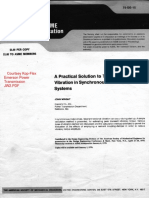 A Practical Solution to Transient Torsional Vibration in Synchronous Motor Drive System