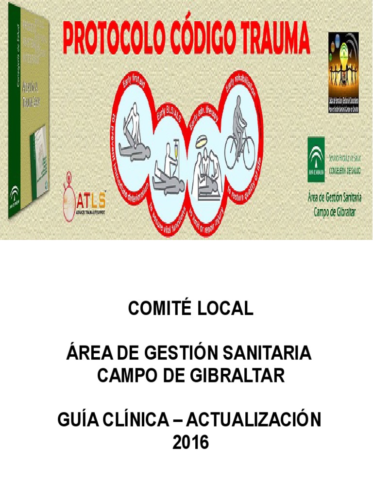 Guía Clínica del Código Trauma 2016 | PDF | Lesión | Reanimación ...