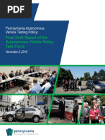 Autonomous Vehicles Testing Policy Task Force