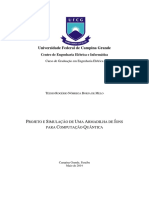 PROJETO E SIMULAÇÃO DE UMA ARMADILHA DE ÍONS PARA COMPUTAÇÃO QUÂNTICA