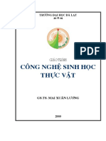 Công Nghệ Sinh Học Thực Vật Phần 1 - GS.ts. Mai Xuân Lương