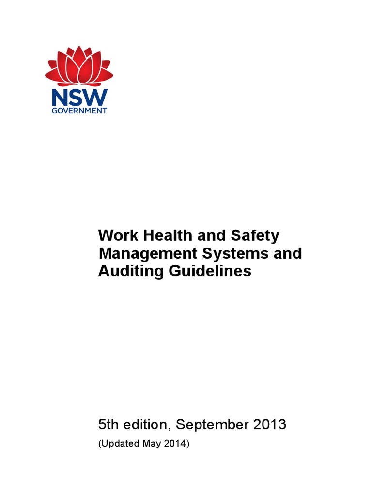 NSW WHS Management Systems Guide | PDF | Occupational Safety And Health ...