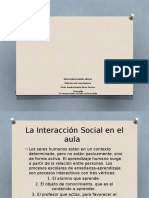 Didactica Interacciones Sociales en La Escuela