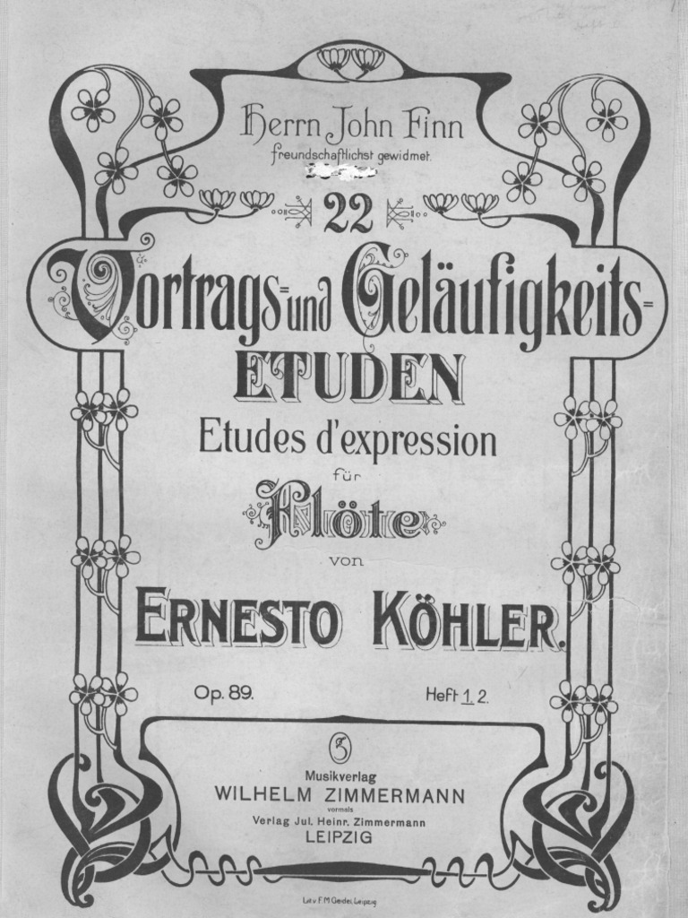 Kohler Flute Studies PDF PDF