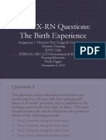 NCLEX-RN Questions: The Birth Experience