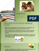 Reading!: Parent Reading Support in The Kindergarten Year Jatina Jones, Jayme King, Jasmine Mack, Lizabeth Mattson