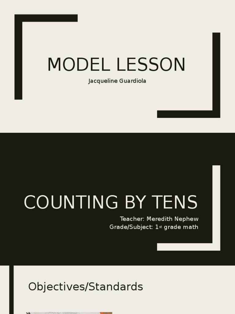 Counting by Tens: 1st Grade Math Lesson | PDF