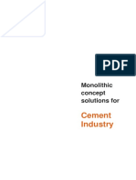 Cement Industry: Monolithic Concept Solutions For