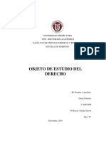 Objeto Del Estudio Del Derecho PDF
