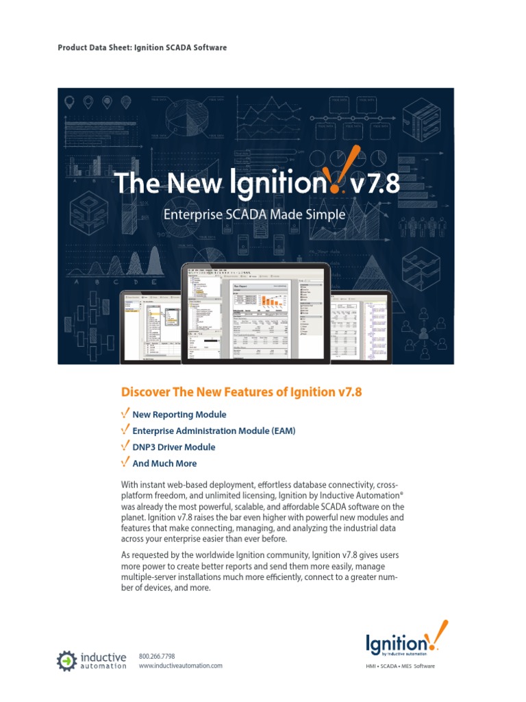 Product Sheet Ignitionv7.8 | PDF | Computer Data | Areas Of Computer ...