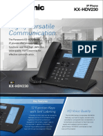Highly Versatile Communication: KX-HDV230
