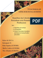 Kepailitan Dan Likuidasi Perusahaan Sert PDF