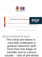 EAS 453 Pre-Stressed Concrete Design: Dr. Norazura Muhamad Bunnori (PHD), Usm 1