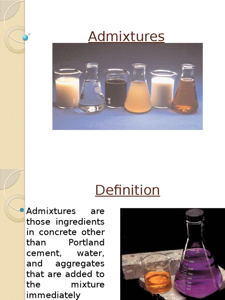 Understanding Concrete Admixtures | PDF | Concrete | Reinforced Concrete