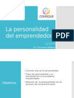 La Personalidad Del Emprendedor