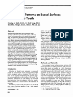 Acid Etching Buccal of Permanent Teeth: Patterns On Surfaces