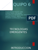 TECNOLOGIAS EMERGENTES PRESENTACION
