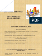Employer Services: Employees' PF Organisation