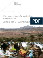 What Makes a Successful Mobile Money Implementation