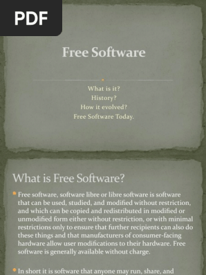 Free Software
