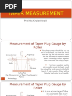 Taper Measurement Techniques Explained | PDF