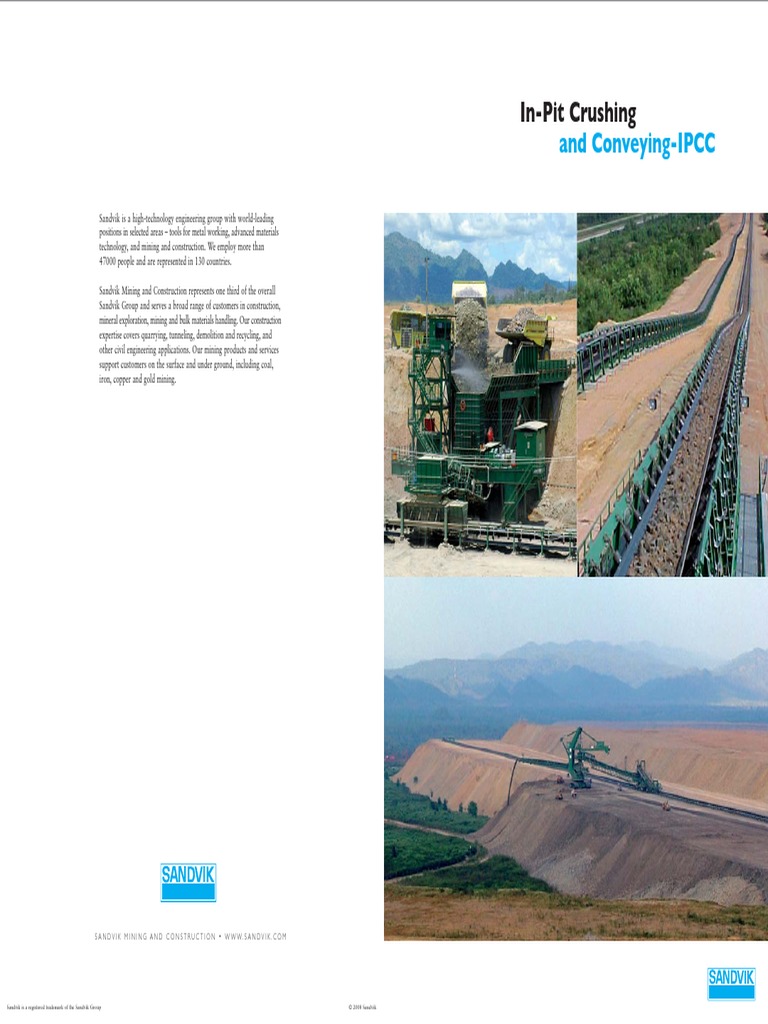 In-Pit Crushing: and Conveying-IPCC | PDF | Mining | Labour Economics