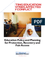 5 - Education Policy and Planning For Protection, Recovery and Fair Access