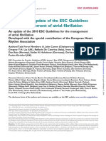 2012 Focused Update of The ESC Guidelines For The Management of Atrial Fibrillation