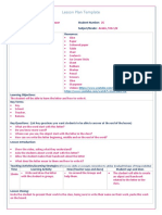 Lesson Plan - Practice - Alya G