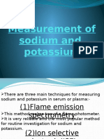 Measurement of Sodium and Potassium