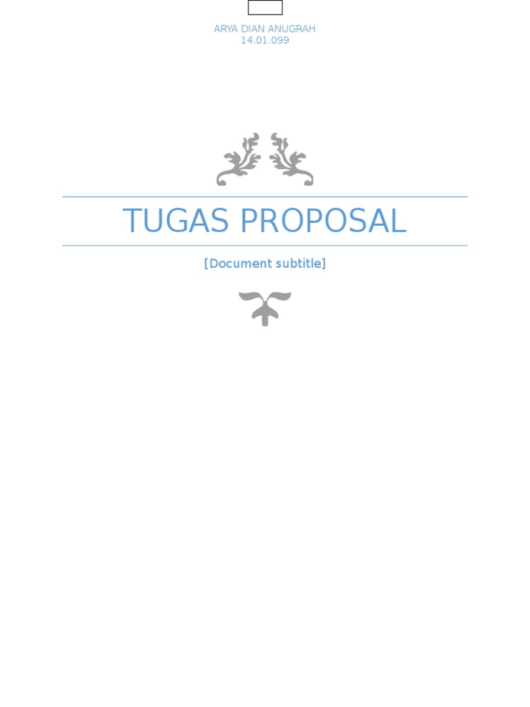 Proposal Turnamen Game Online