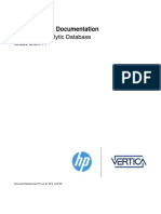 HP Vertica 7.1.x Java SDK API