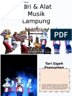 Tari Dan Alat Musik Lampung