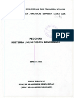 (B) Pedoman Kriteria Umum Desain Bendungan (Hastowo, P, 2003).pdf