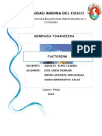 FACTORING Gerencia Financiera UAC