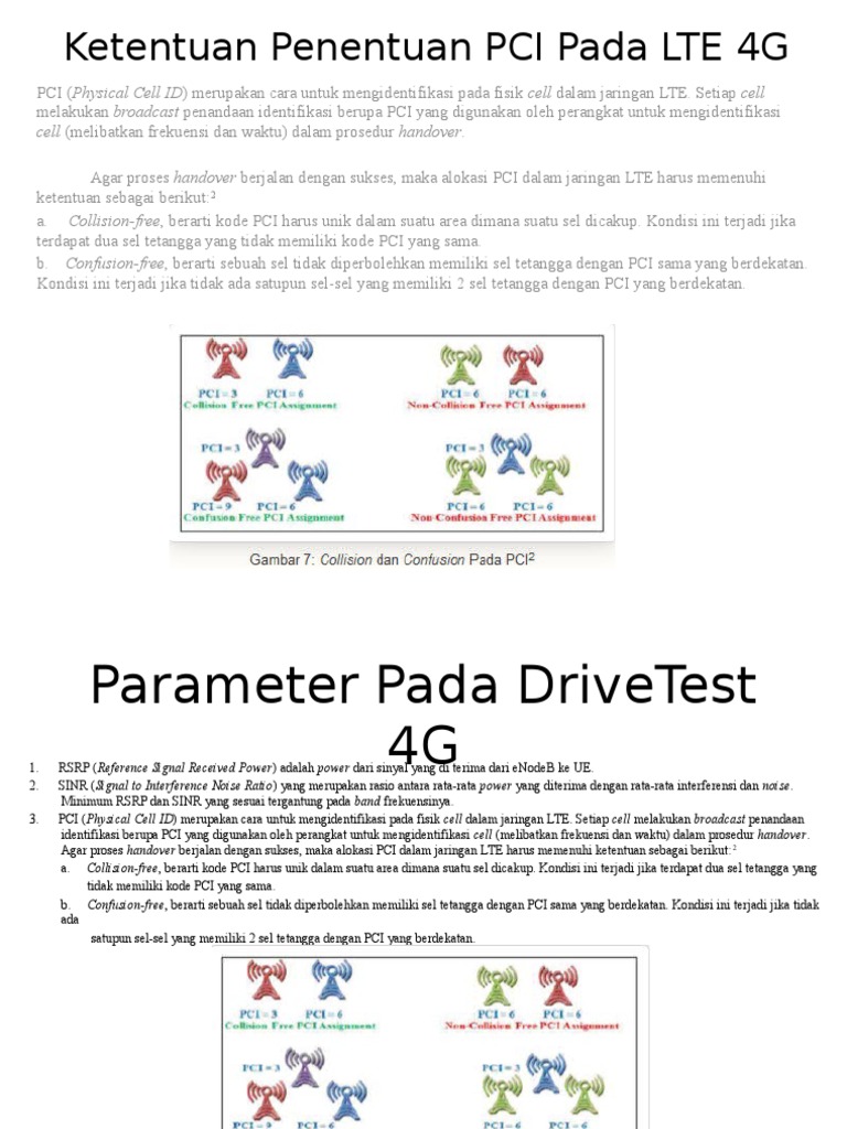 Ketentuan PCI dalam Jaringan LTE 4G | PDF | Komputer