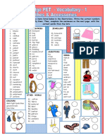 Cambridge Pet Vocabulary 1