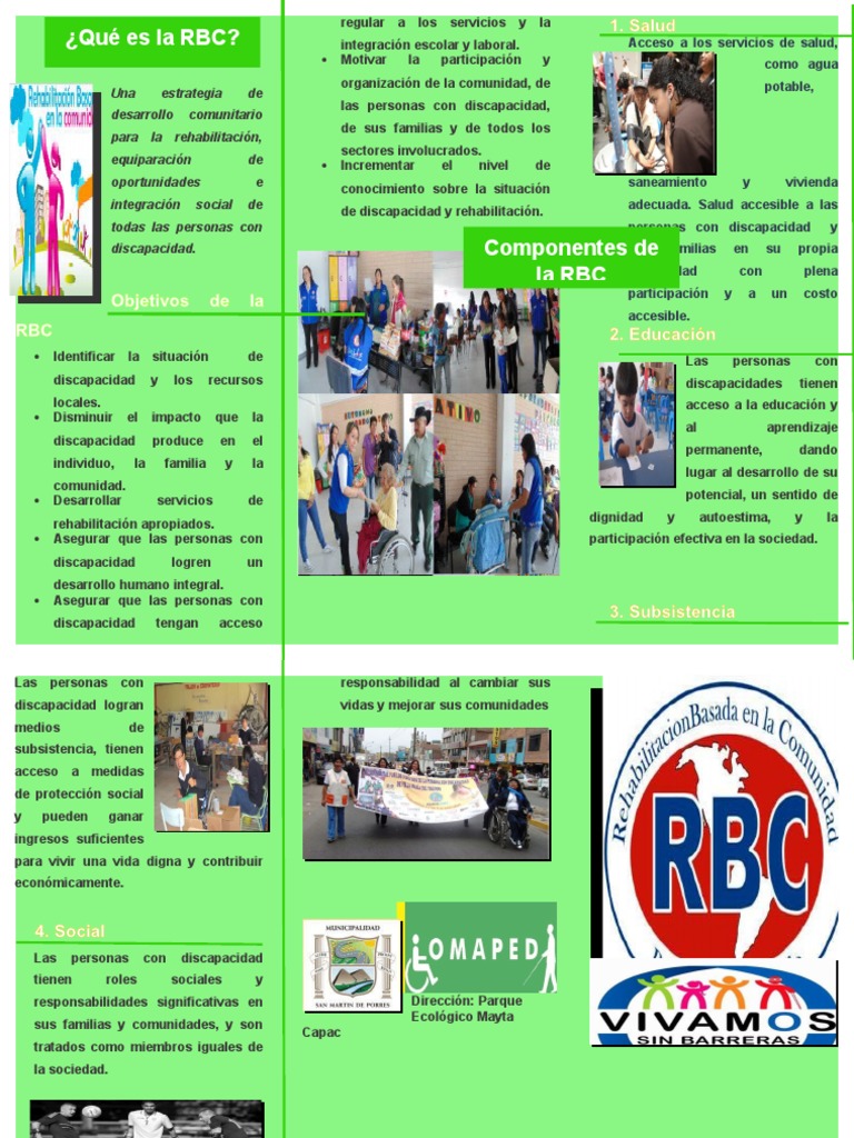 Estrategia de RBC para Discapacidad | PDF