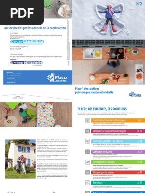 Brochure Cmi Placo Isolation Thermique Genie Du Batiment Brochure Cmi Placo Isolation Thermique Genie Du Batiment