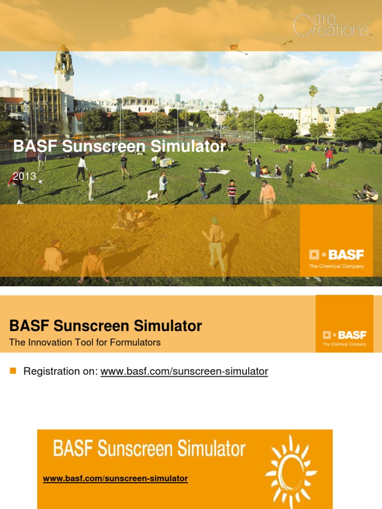 BASF Sunscreen Simulator Overview | PDF | Sunscreen | Business