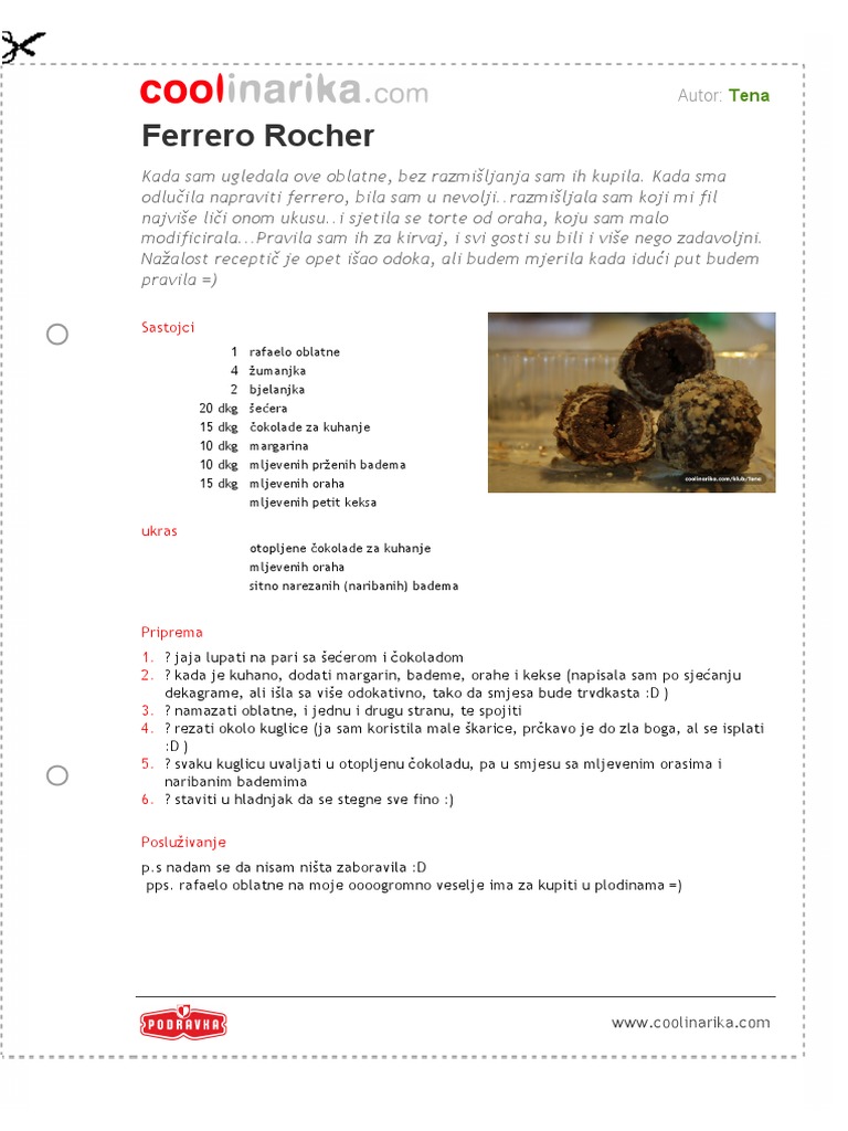 Ferrero Rocher | PDF