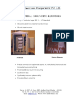 Neutral Grounding Resistors: Resistor Elements NGR Unit