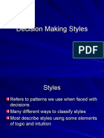 Decision Making Style2005