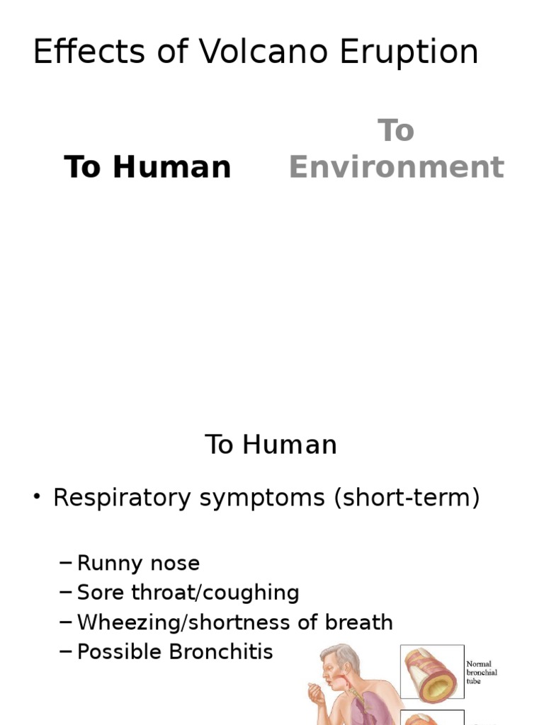Effects of Volcano Eruption PDF