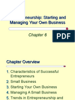 Entrepreneurship: Starting and Managing Your Own Business