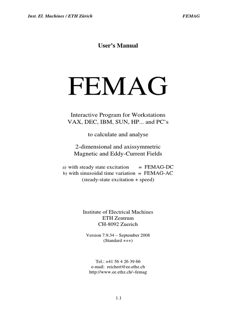 Femag Manual En10 08 | PDF | Line (Geometry) | Function (Mathematics)