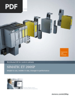 Simatic Et 200Sp: Distributed I/O For Control Cabinets