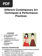 Download 3Different Contemporary Art Techniques _ Performance Practices by jay jay SN333518670 doc pdf